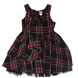 Harajuku Mini Plaid Dress